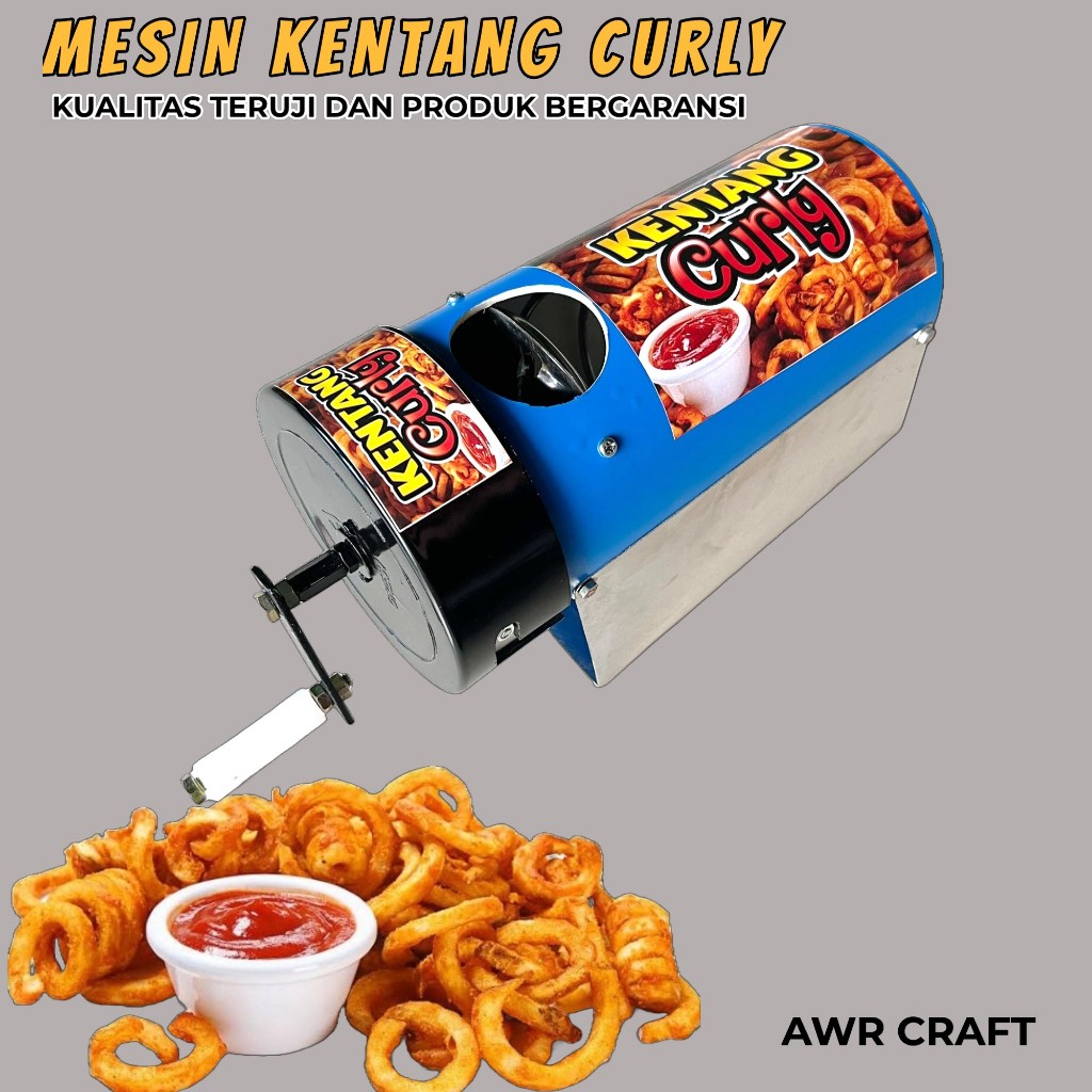 Alat Viral Potato Curly Terbaru / Alat Pemotong Kentang Curly dan spiral / Potato Slicer