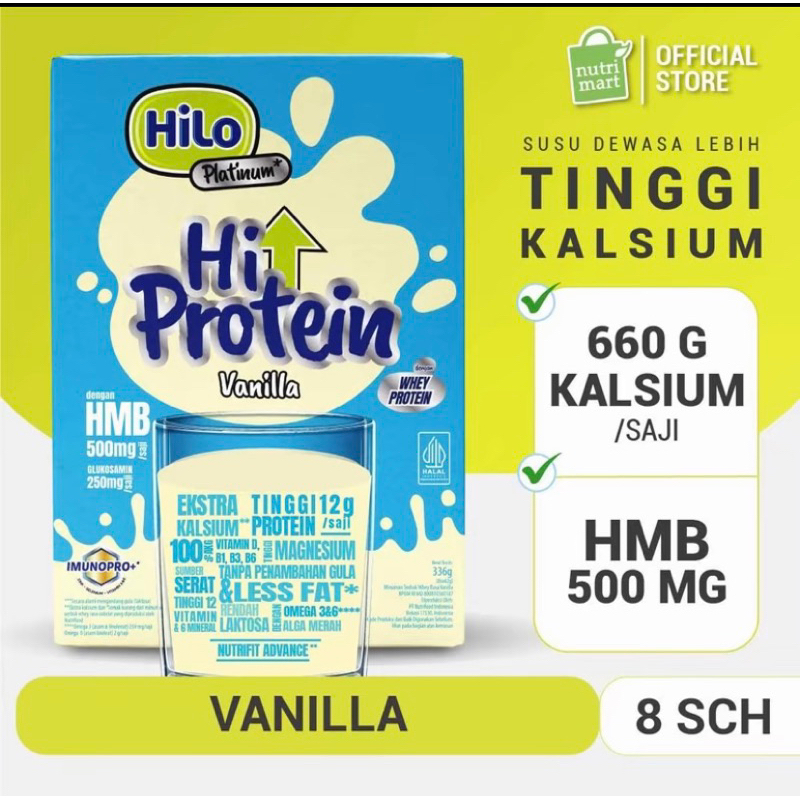 

HILO PLATINUM TINGGI KALSIUM (SWISS CHOCOLATE, HMB VANILA, ORIGINAL)