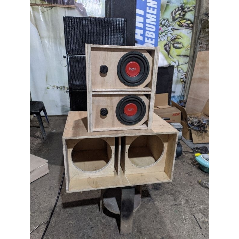 box line array miniatur 6inch plus tweter