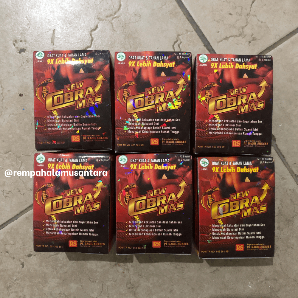 

Kapsul Cobra Mas Original 100%