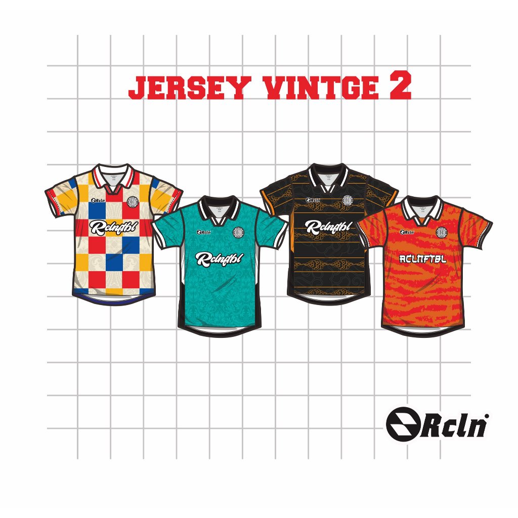 RCLN RETRO CLASSICO I jersey futsal jersey sepak bola