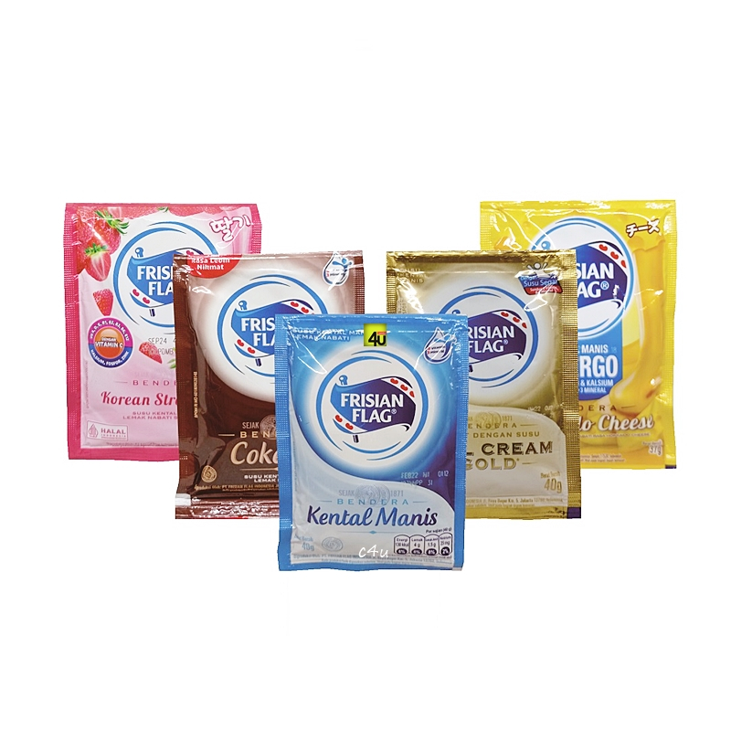 

Frisian Flag - Susu Bendera Kental Manis - 6 sachet