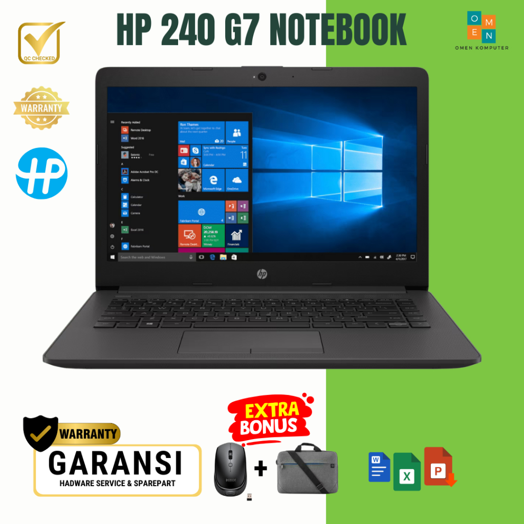 LAPTOP NOTEBOOK HP 240 G7 i5 Gen 8 ORIGINAL DAN MURAH