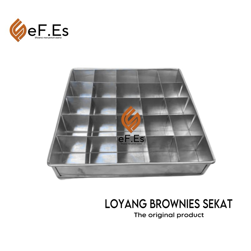 Loyang brownies sekat / loyang sekat persegi / loyang brownies