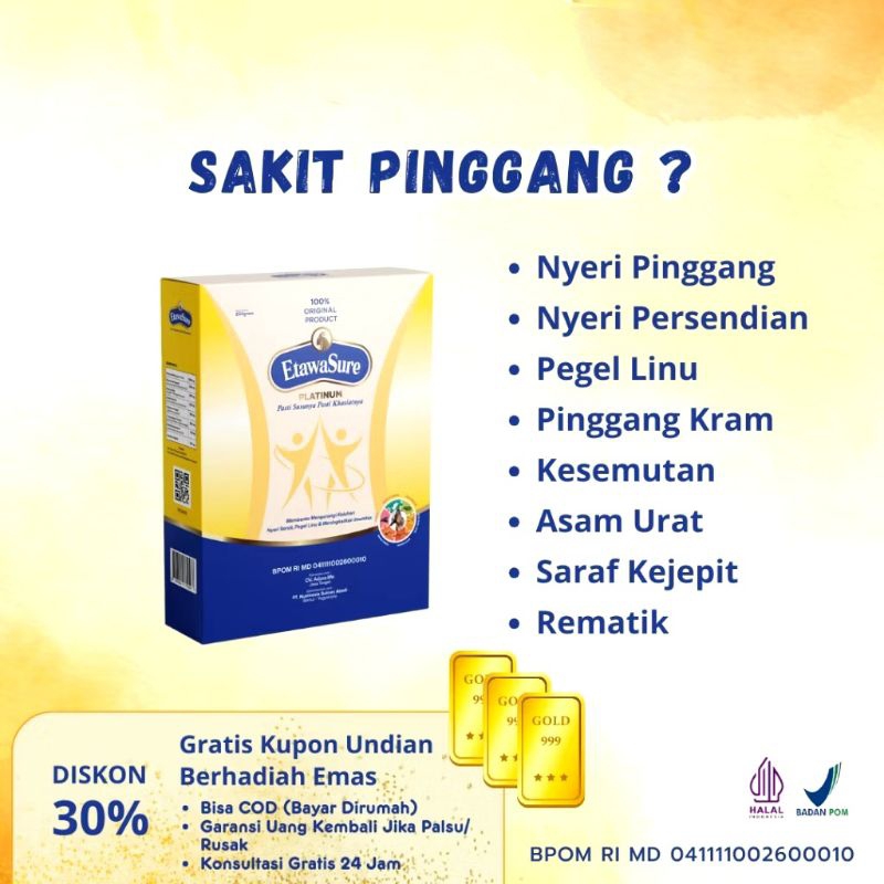 

Etawasure Susu Kambing Etawa 250 gram Atasi asam urat nyeri sendi