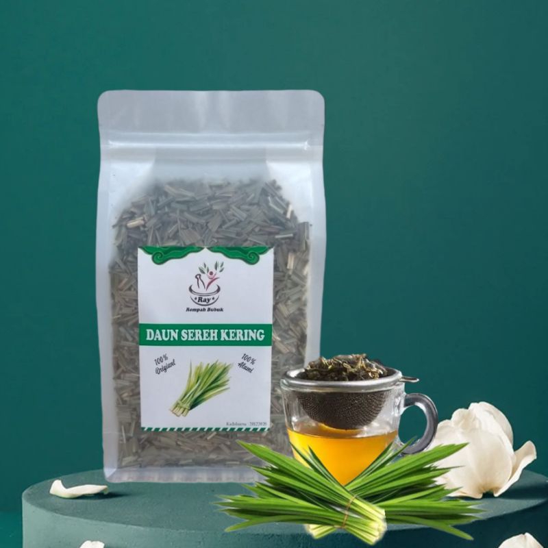 

Daun Serai Kering / Lemongrass Leaf / isi 100 gr / 100% Alami Tanpa Campuran