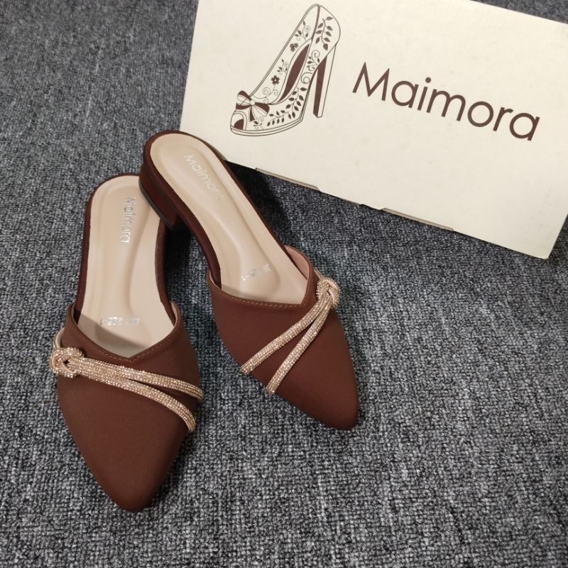 MIMA SLOP SANDAL SLIP ON TEPLEK TINGGI 2CM MAIMORA SHOES