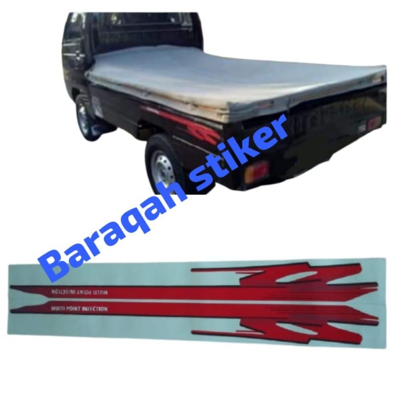 striping body stiker mobil pickup T120SS L/ stiker pickup Mitsubishi/ pickup Multipoint Injection