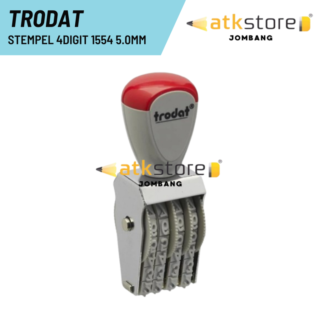 

TRODAT STEMPEL 1554 5mm 4 digit / Stempel Trodat Angka 1554 4 Digit 5 mm