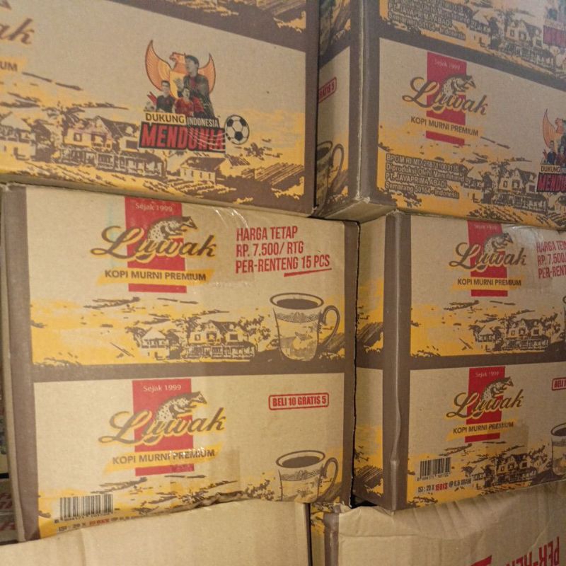 

Kopi Luwak Mini Satu Karton 300 pcs