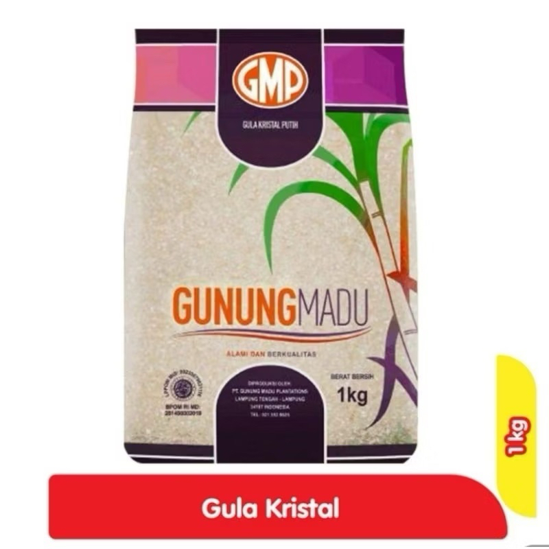

GULA KEMASAN 1 KG GUNUNG MADU. Murah