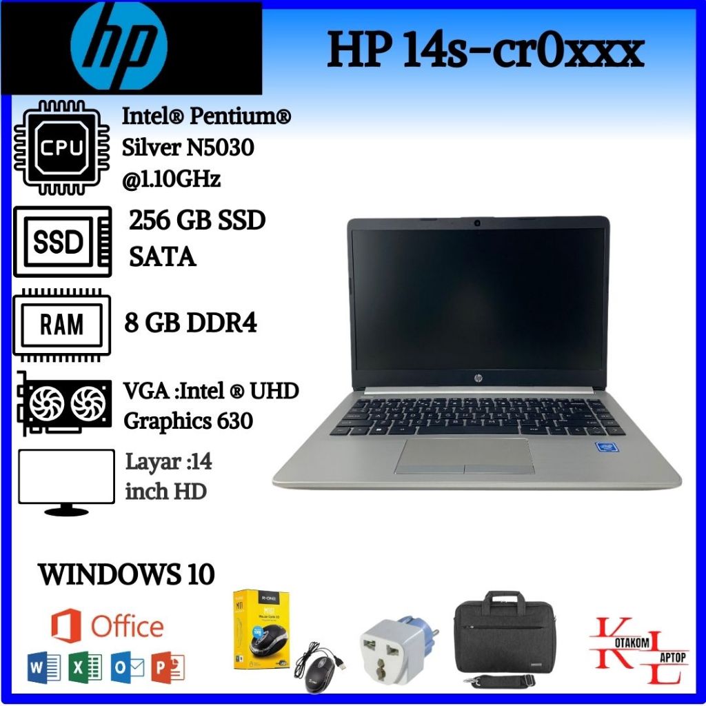 HP 14s-cr0xxx with Intel Celeron N5030 and 8GB RAM and Windows 11