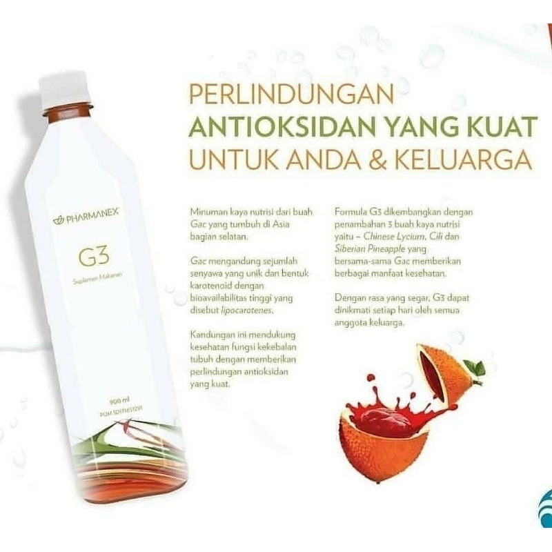 

1 BOTOL JUICE G_3 JUS BUAH ASLI EXP 04.2026