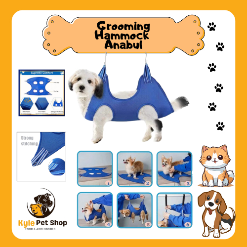 Grooming Hammock Kucing- Pet Grooming Hammock Pet Hammock Tempat Tidur