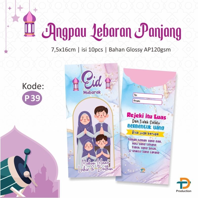 

ISI 10 PCS KODE P39 AMPLOP ANGPAU ANGPAO LEBARAN