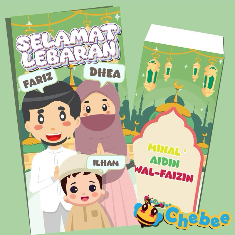 

Amplop Lebaran 2025 ( 1 pack isi 6 ) Custom Nama Keluarga