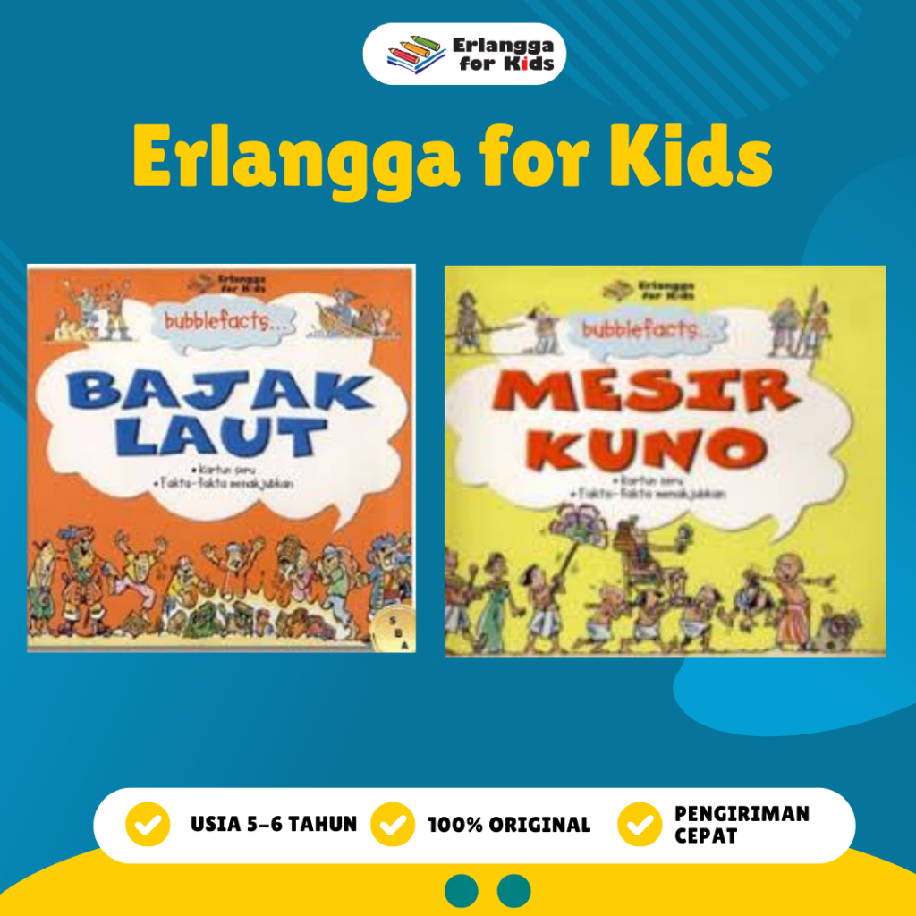 [Erlangga] Sale Buku Anak: Bublefacts - Erlangga For Kids