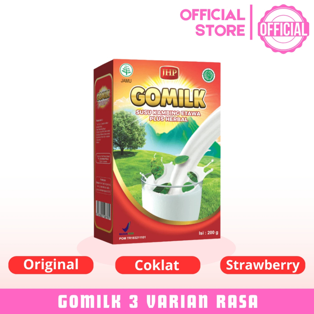 

Gomilk Susu Kambing Etawa Plus Herbal Gomilk Susu Kambing Etawa Murni Kemasan 200 gr