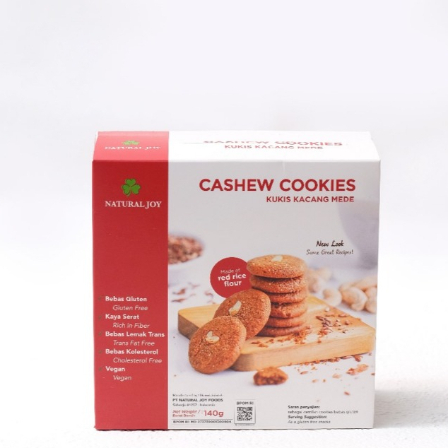 

Cookies Cashew GLUTEN free, Vegetarian, VEGAN, Dairy Free, Egg Free - 140 gram