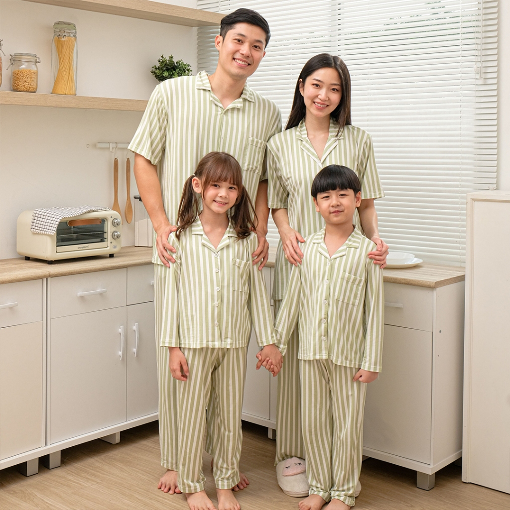 Cielyn | TENCEL™️ | Fenix - Mason | Setelan Baju Tidur Couple Family | Piyama Couple