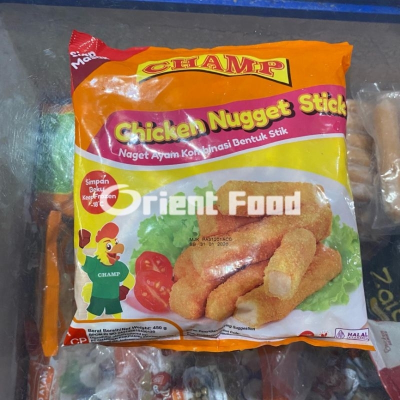 

Champ Stick Ayam (Nugget bentuk Stick)