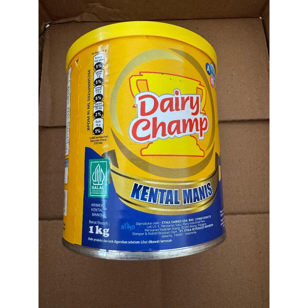 

Dairy Champ Susu Kental Manis Kaleng 1kg