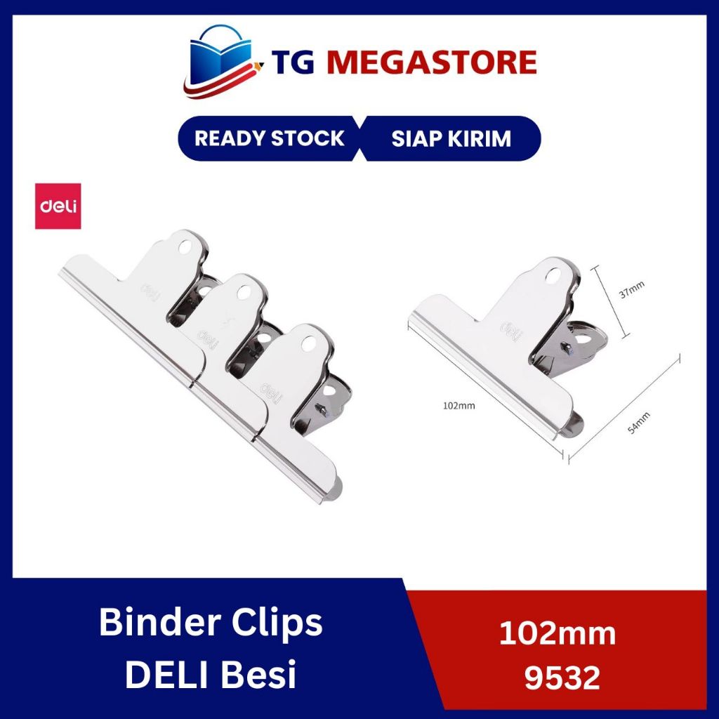 

Binder Clips DELI Besi 102mm - 9532