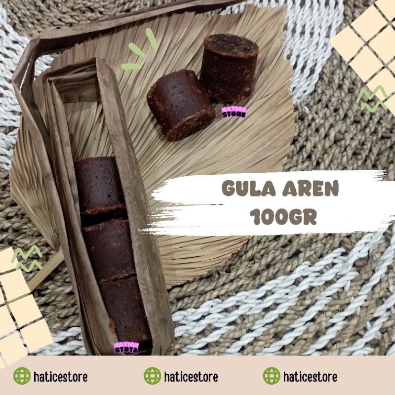 

GULA AREN PREMIUM ASLI 100% DARI DESA | 100gram