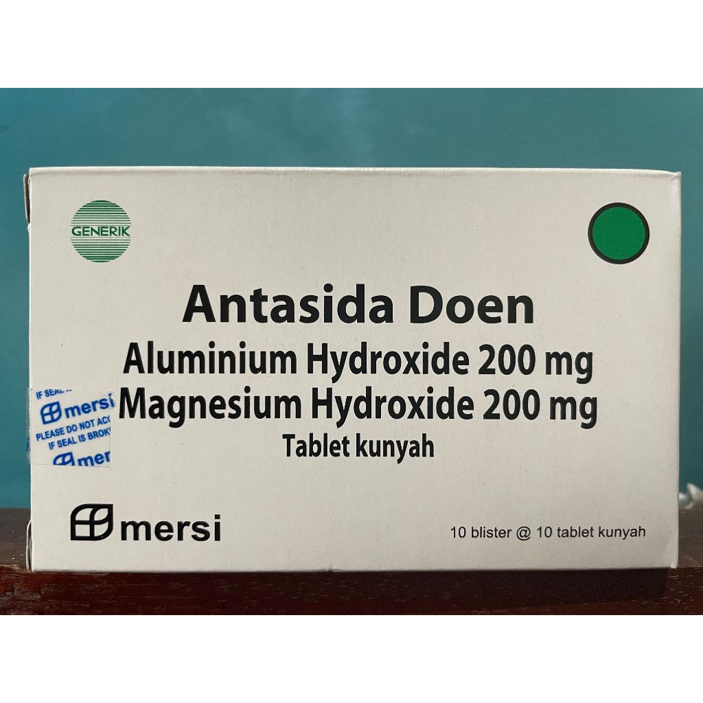 Antasida Doen Tablet Kunyah 1 Strip Obat Maagh