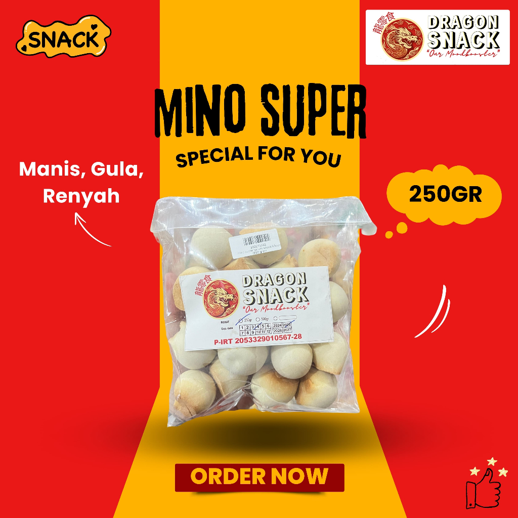 

MINO SUPER 250GR (DRAGON SNACK)