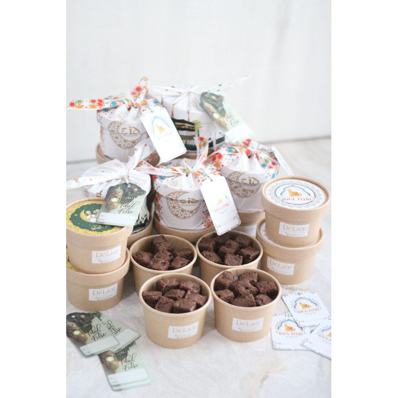

(5pc) Eid Hampers Brownie in Cup, Hampers Lebaran