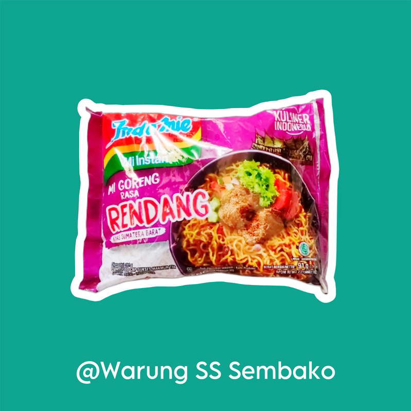 

Indomie Goreng rasa Rendang 1 pcs