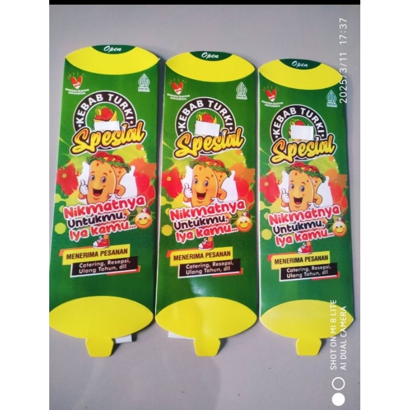 

dus kebab tebal glossy istimewa 100 lmbar