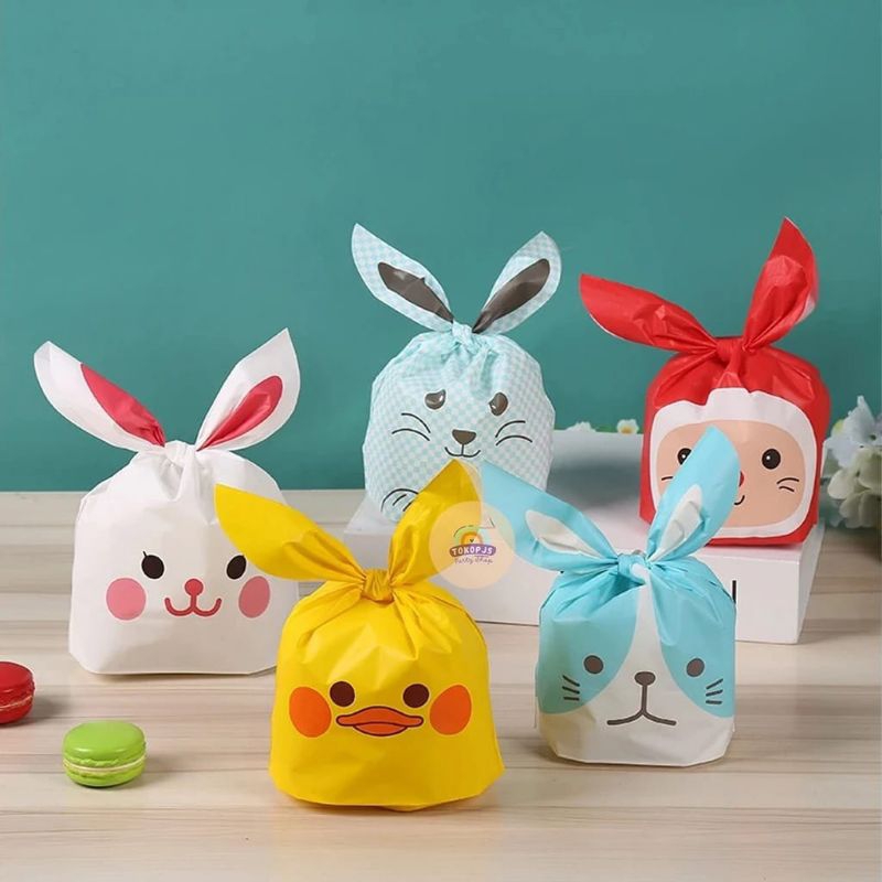 

Kantong Plastik Rabbit Packing / Kantong Biskuit / kantong Snack Motif Lucu 20 x 33cm