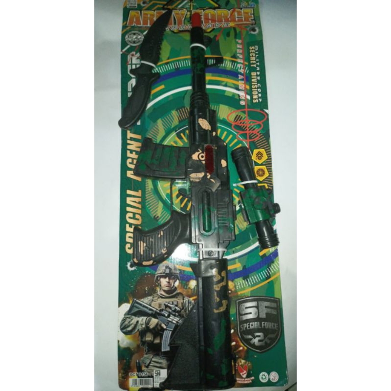 Mainan anak senapan militer