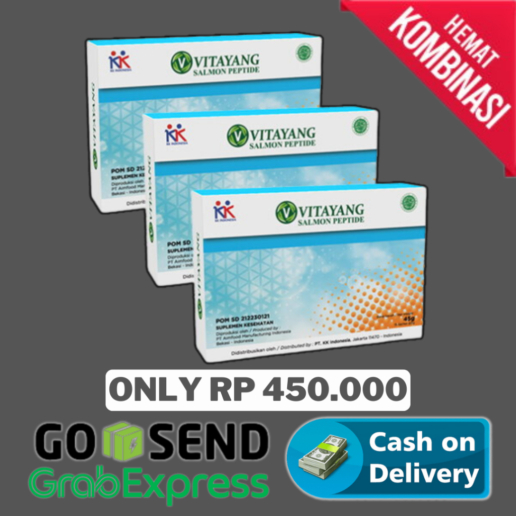 Vitayang SOP Salmon Ovary Peptide Asli Original Murah KK Indonesia