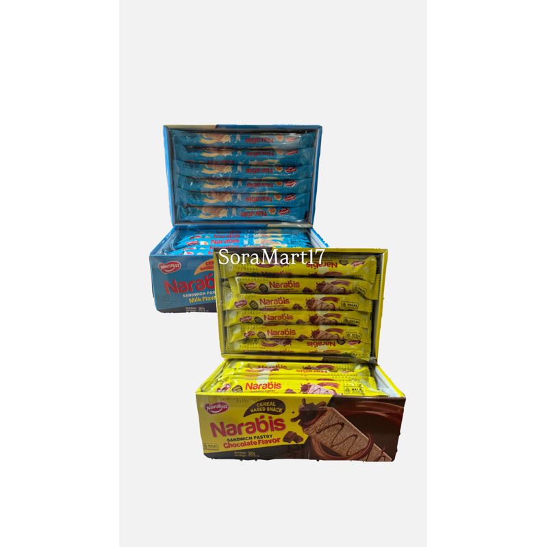 

Narabis Sandwich Pastry Box Chocolate Milk 360gr