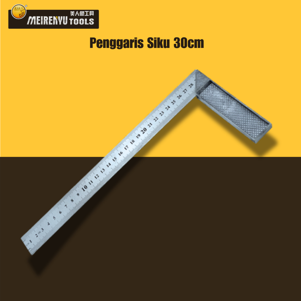 

Meirenyu Tools Penggaris Siku 30cm