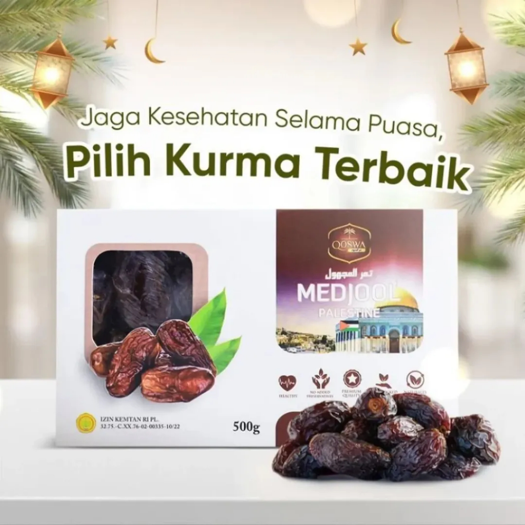 

Kurma MEDJOOL Palestine Jumbo Kualitas Premium Terbukti Nikmat Lezat Manis & Empuk