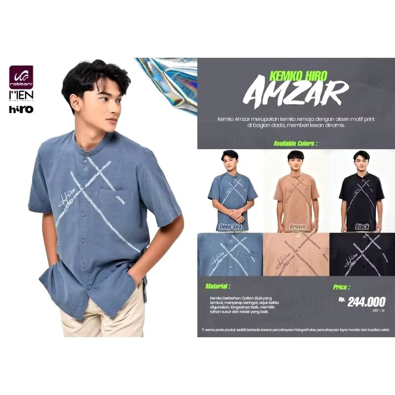 Diskon Koko Rabbani|Kemko Hiro Amzar Rabbani|Koko Remaja Rabbani Lengan pendek