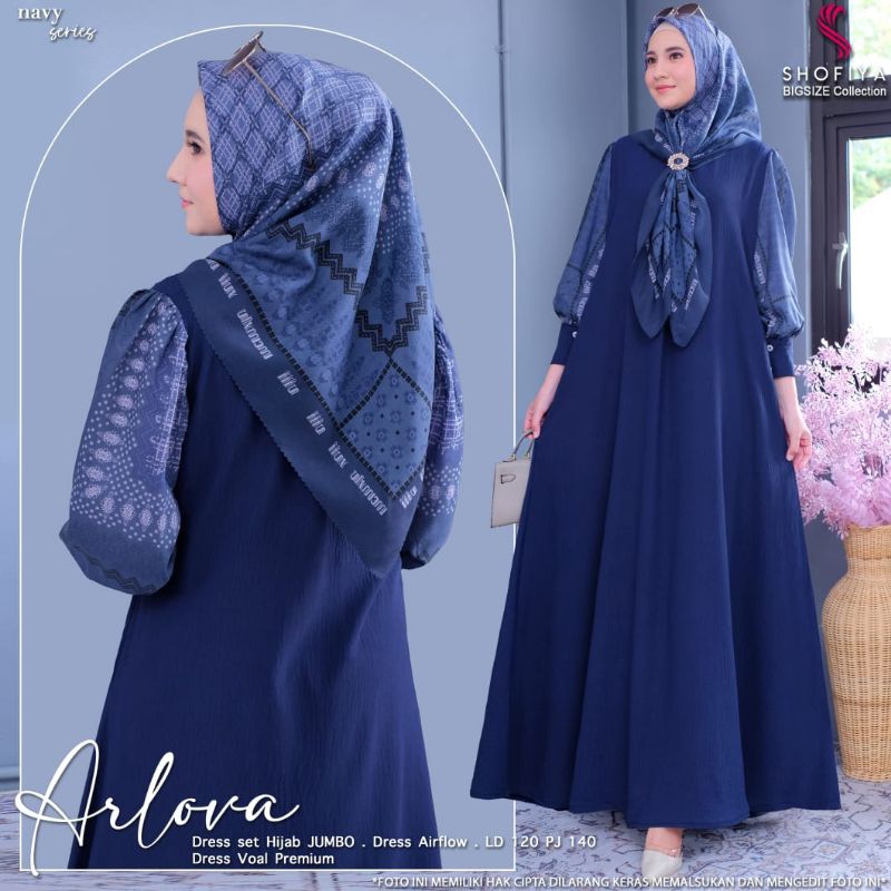 Arlova jumbo set hijab by shofiya