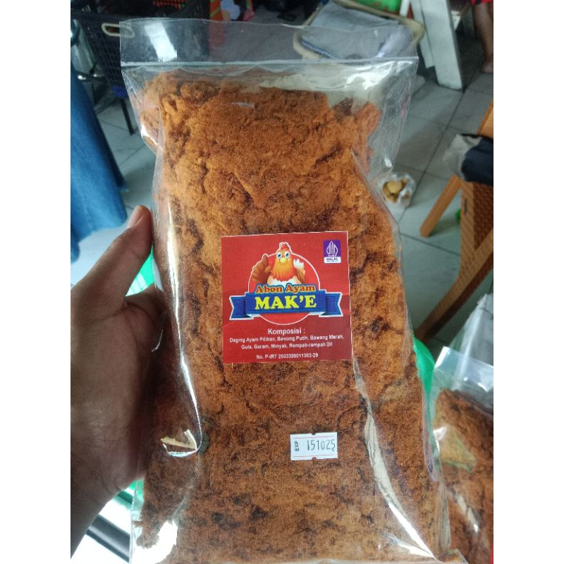 

ABON AYAM MAK'E 500gr ENAK, LEZAT DAN BERGIZI free bubblewrap