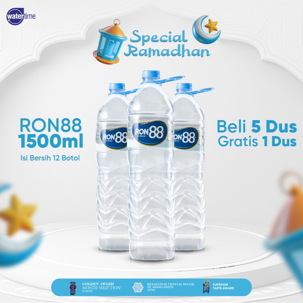 

Paket Ron88 1500ml minimal 5 karton bonus 1 karton