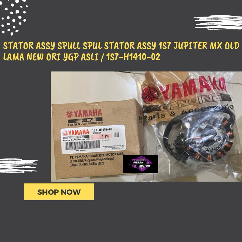STATOR ASSY SPULL SPUL STATOR ASSY 1S7 JUPITER MX OLD LAMA NEW ORI YGP ASLI /  1S7-H1410-02