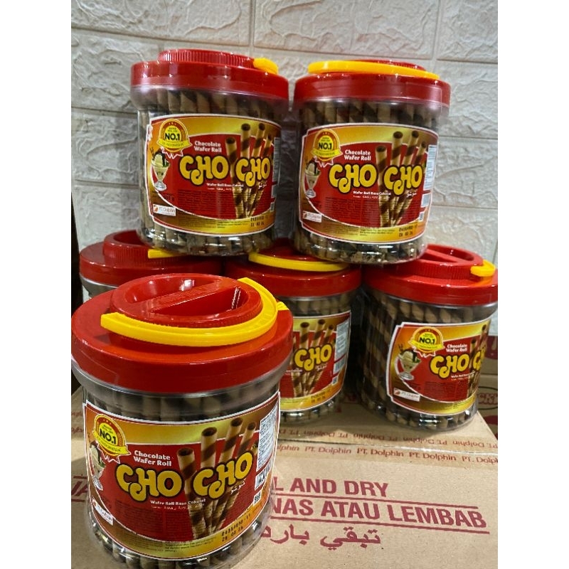 

CHO CHO WAFER ROLL CHOCOLATE JAR 500gr