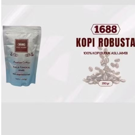 

Kopi Bubuk Premium Kopi Murni Cap 1688 250gr