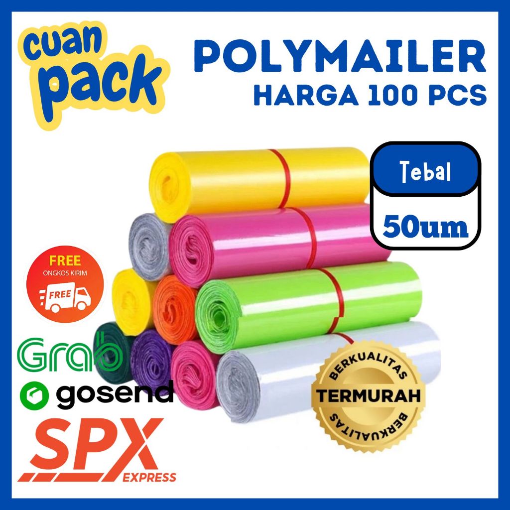 

Plastik Polymailer 10 x 22 isi 100