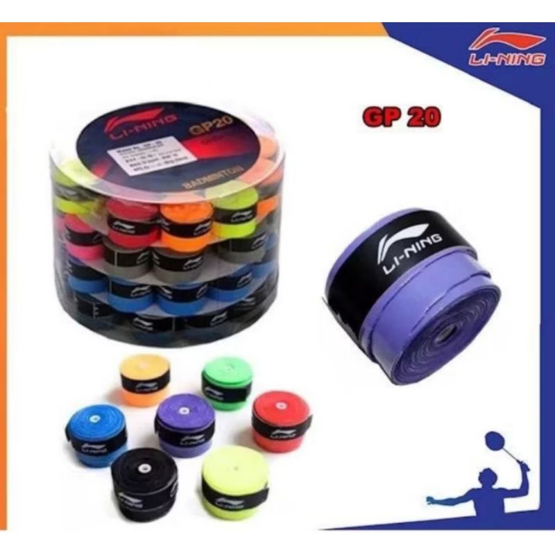 GRIP LINING GP 20 GRIP RAKET BULUTANGKIS GRIP BADMINTON