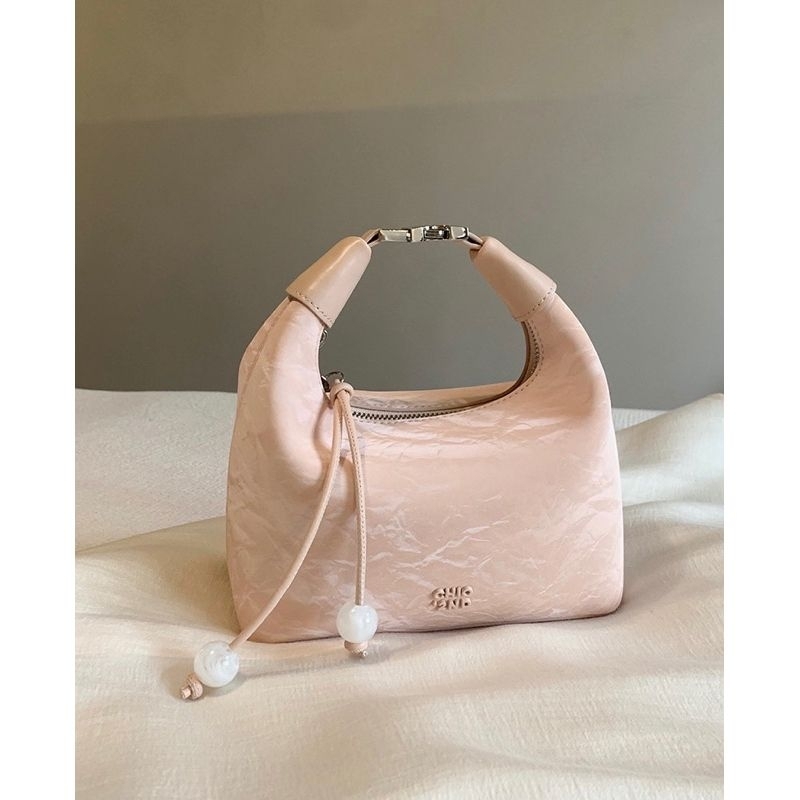 PRELOVED ISTIMEWA ❤ | Tas Import Chio 2ND | Tas Velvet Warna Pink | Sling Bag Hand Bag Chio 2ND