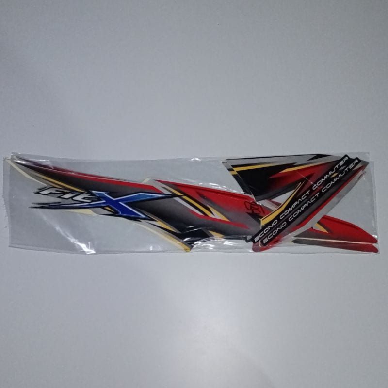 Striping Fit X Merah kuning